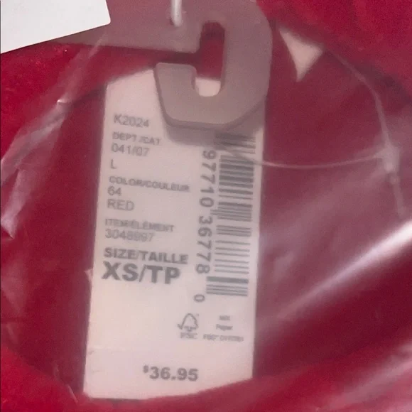 Brand new The Children's Place Red and White Santa Slippers - Picture 3 of 3